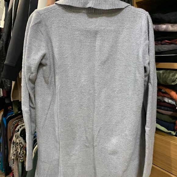 Barefoot dreams circle cardi cardigan sweater light blue M - Picture 4 of 8